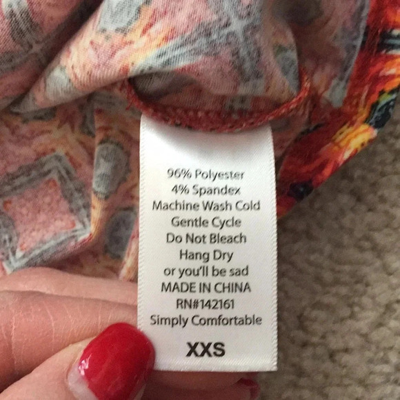 NWT Lularoe Julia dress sz xxs - Picture 6 of 6